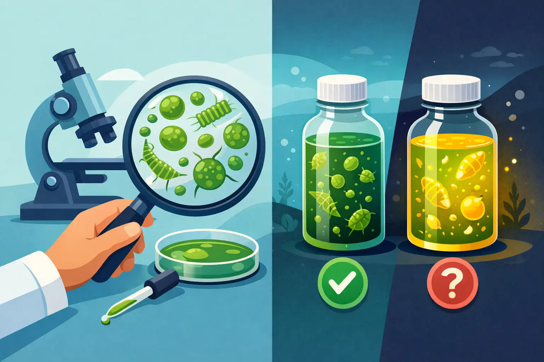 How to Spot Fake Tinted Phytoplankton