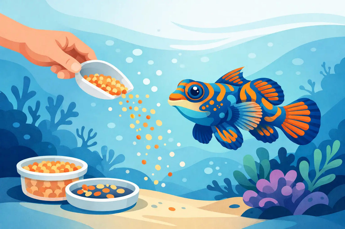 How to Feed Mandarins With Live Pods
