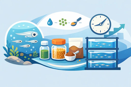 Larval Rearing Feed Schedule Example for Fish