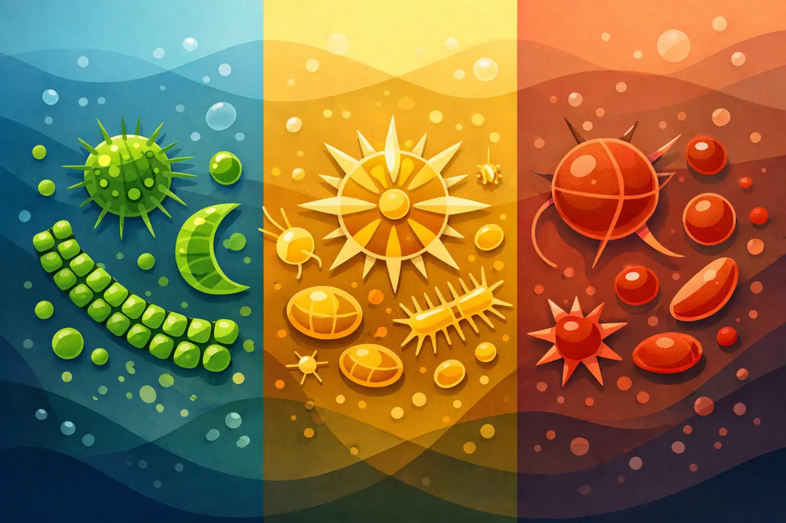 Guide to Phytoplankton Groups: Green Gold Red