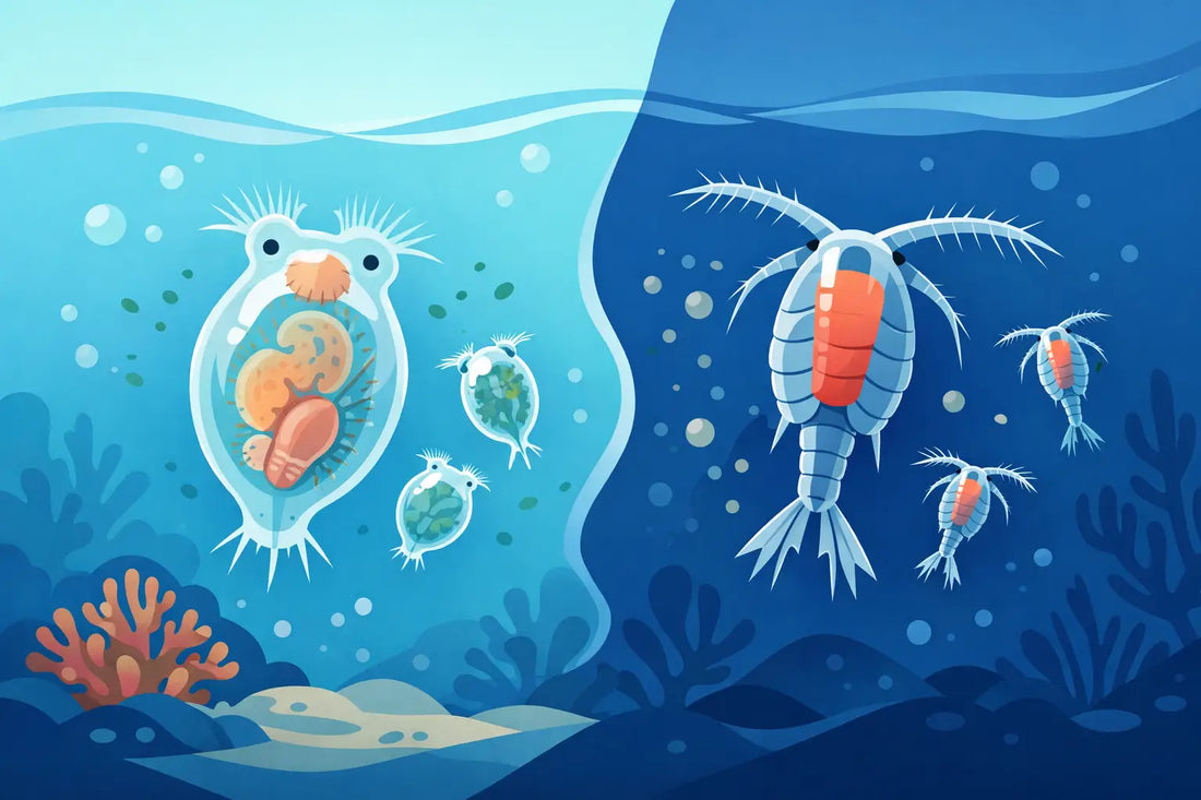 Rotifers Copepods Comparison for Reef Feeding