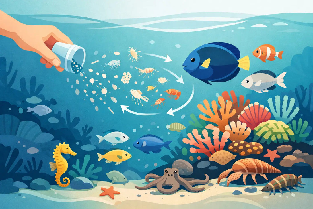 Live Feeds That Build Stronger Reef Food Webs