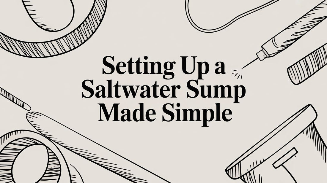 Setting Up a Saltwater Sump Made Simple