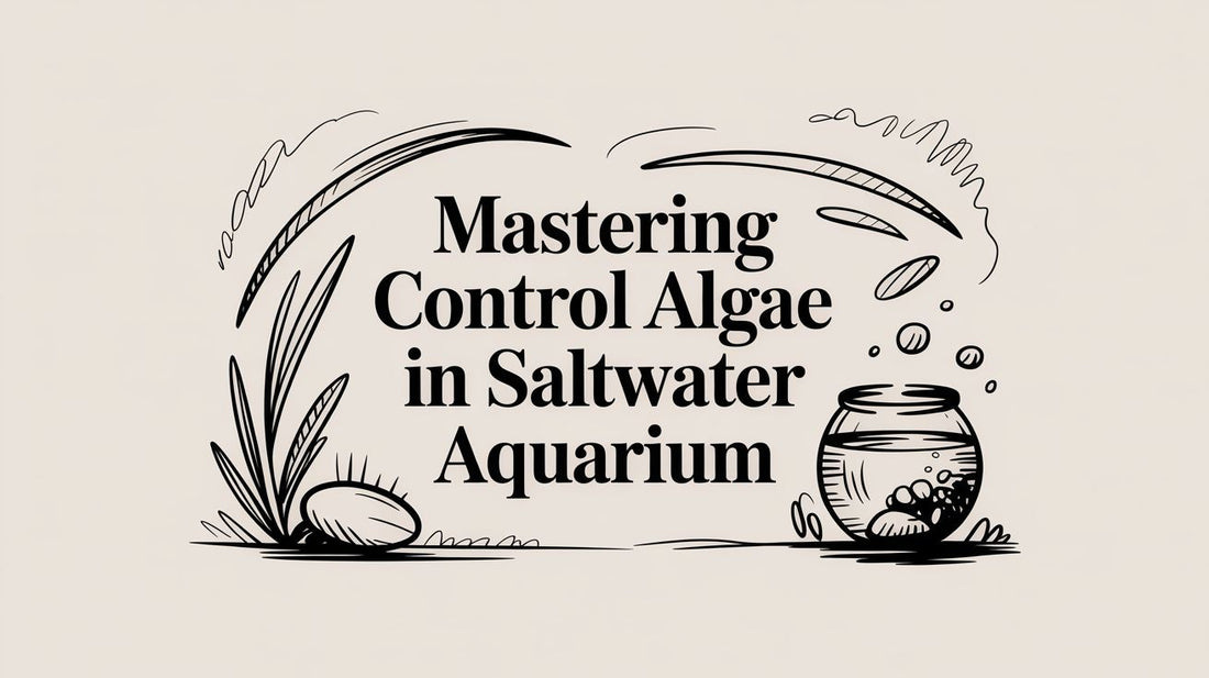 Mastering control algae in saltwater aquarium