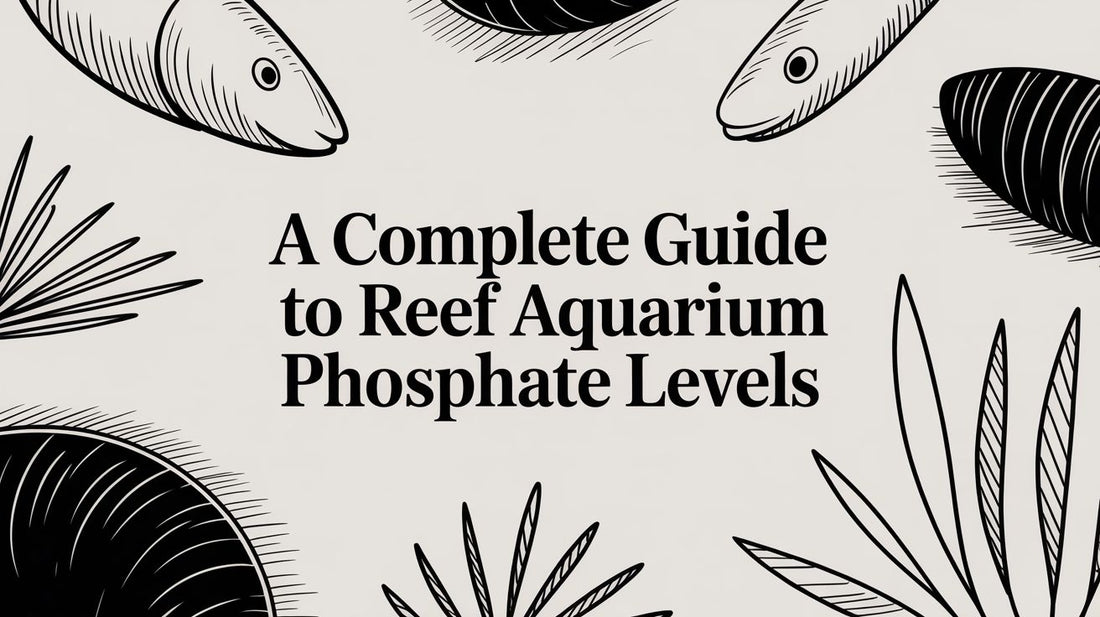 Aquarium phosphate level chart reef planted fish-only