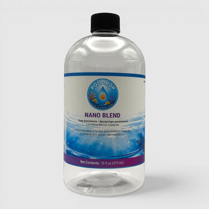 PodDrop Nano Blend live mixed marine copepods for nano reef aquariums, 16 fl oz.