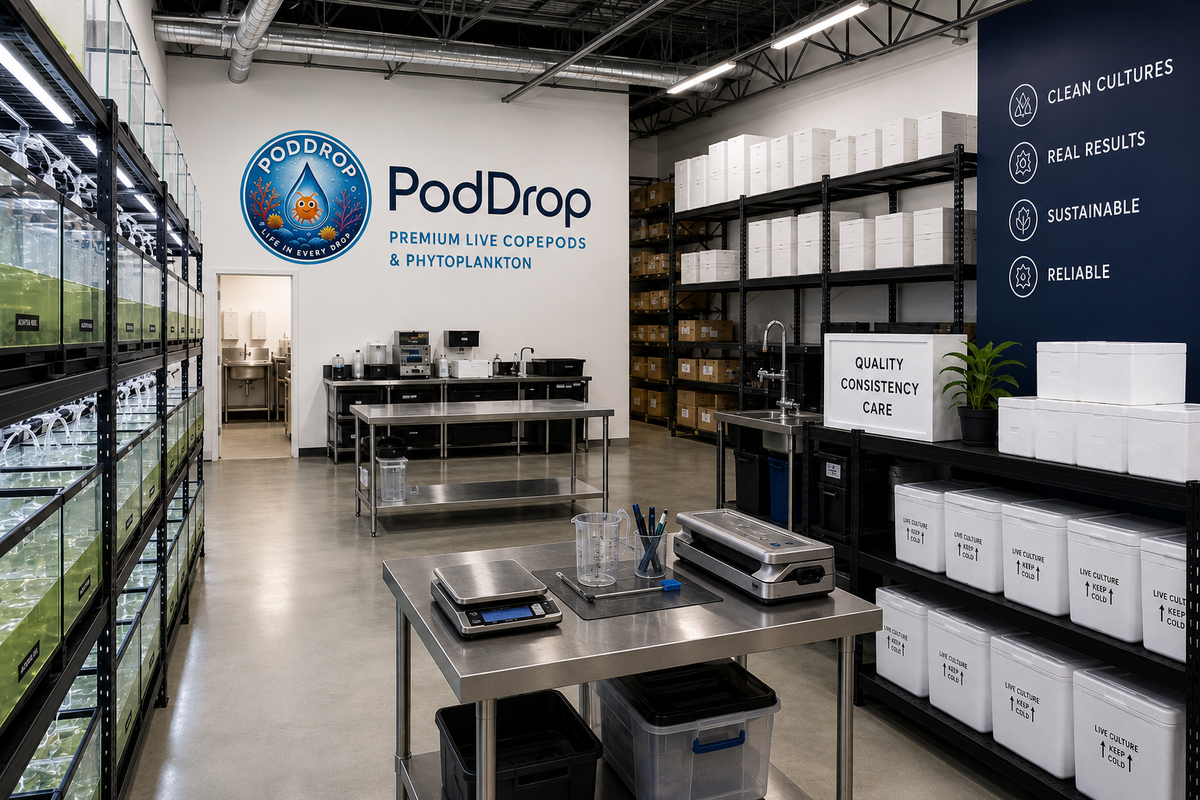PodDrop in-house live-culture production facility